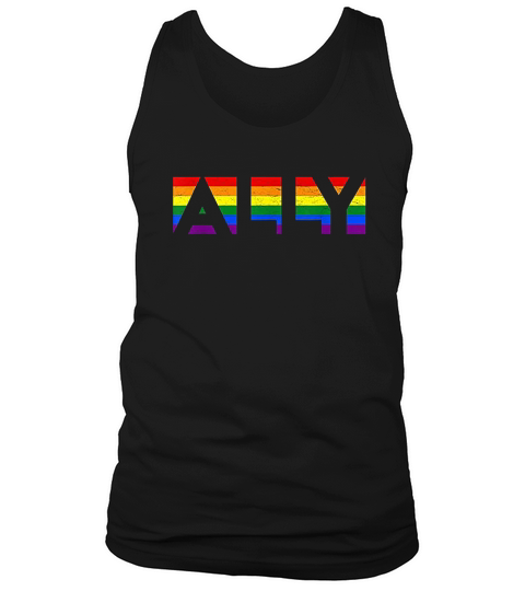 Lgbtq Rainbow Pride Flag Lesbian Gay Vintage Tank Top Unisex