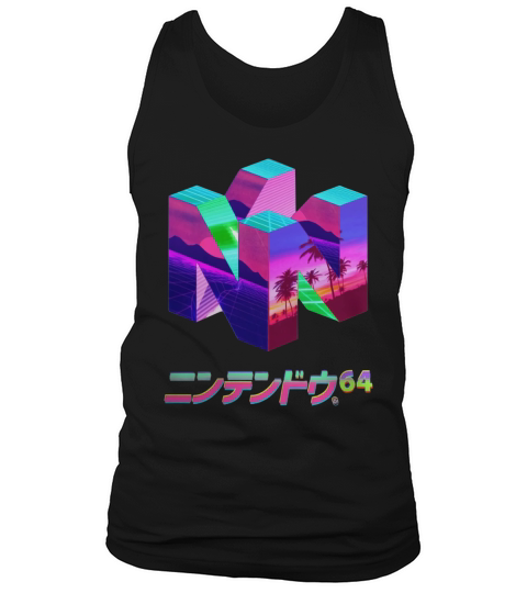 NINTENDO 64 VAPORWAVE N64NINTENDO64 CONSOLE GAME VAPORWAVE VAPOR VAPE WAVE RETRO Tank Top Unisex