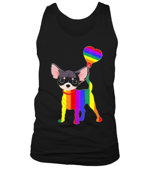 Rainbow Chihuahua Unicorn Pride Lgbt Gay Lesbian Tank Top Unisex
