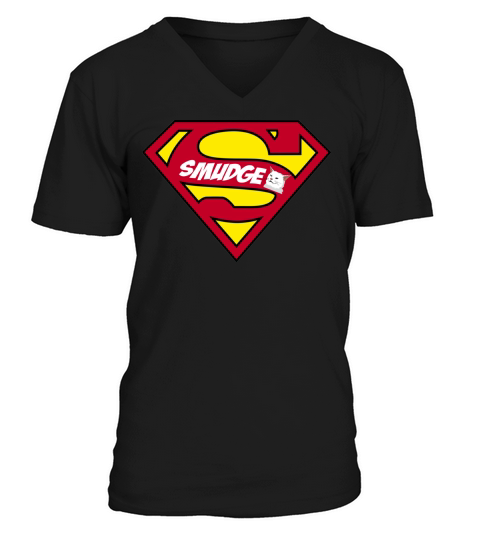 Super Smudge Cat T-shirt V-Neck T-shirt