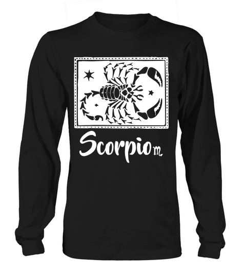 Scorpio Horoscope Long sleeved Unisex