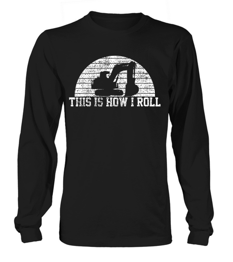 See You Later Excavator Construction Worker Gift T-shirt Long sleeved Unisex