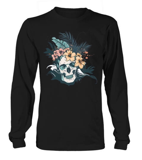 Summer Surf Skull Bundle 03 Long sleeved Unisex