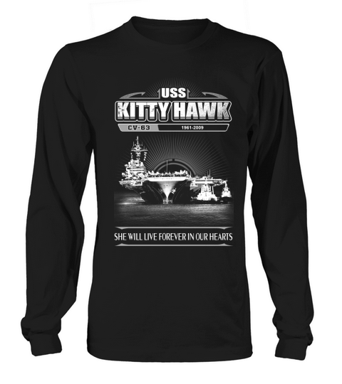 USS KITTY HAWK Long sleeved Unisex