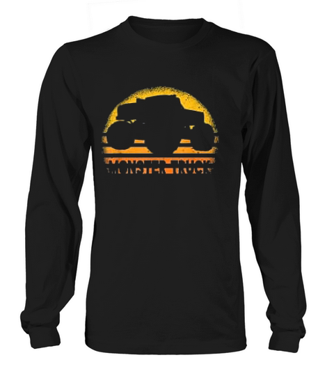 Vintage Monster Truck Long sleeved Unisex