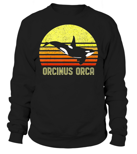 Dolphin Vintage Orca Sweatshirt Unisex
