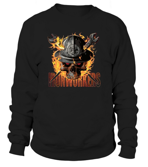 Ironworker Long Sleeve Shirt Union Local Working M Sweatshirt Unisex