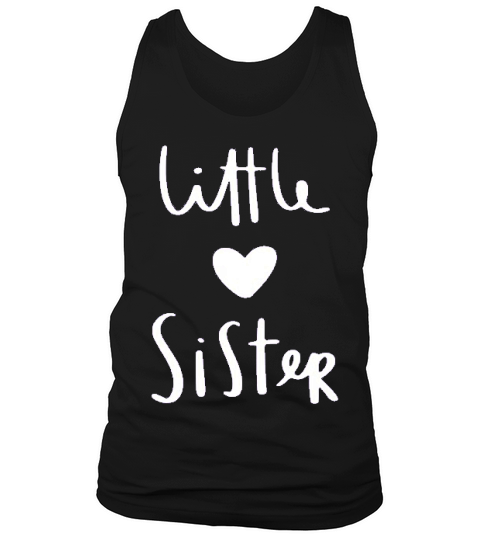 Olive Loves Apple Little Sister With Heart Tank Top Unisex
