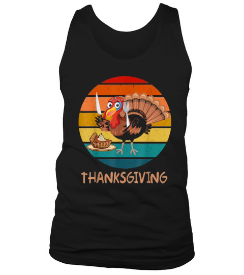 Thanksgiving Vintage Turkey Gobble Me Swallow Tank Top Unisex