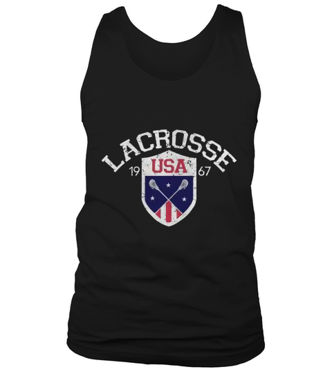 Vintage USA Lacrosse T-shirt Tank Top Unisex