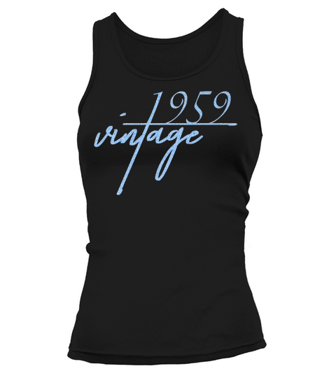 60th Birthday Gift For Men And Women Vintage 1959 Tank top Woman