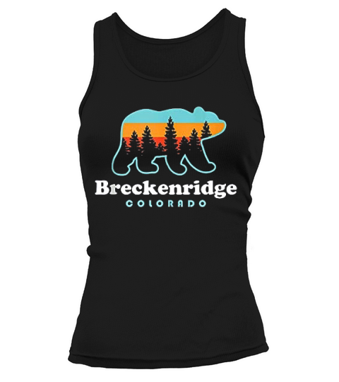 Breckenridge Colorado Bear Mountains Tank top Woman