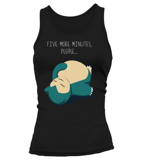 Snorlax Five More Minutes Please Mens Tank top Woman