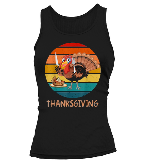 Thanksgiving Vintage Turkey Gobble Me Swallow Tank top Woman