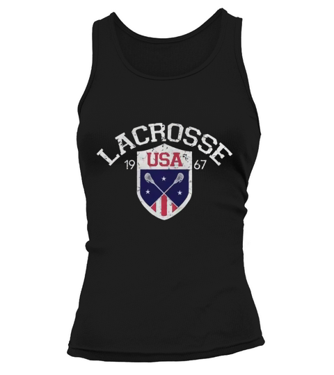 Vintage USA Lacrosse T-shirt Tank top Woman