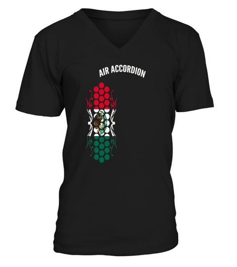 Air Accordion Champions - Flag Of Mexico - Mens Premium T-shirt V-Neck T-shirt
