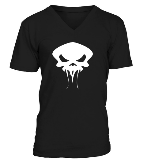 Chris Cornell Black Hole Sun Skull V-Neck T-shirt