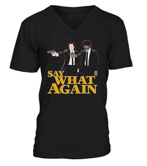 Say What Again Minimalist Full V-Neck T-shirt