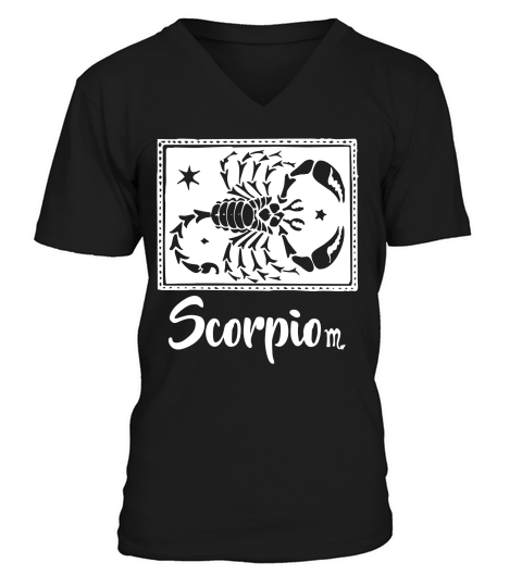 Scorpio Horoscope V-Neck T-shirt