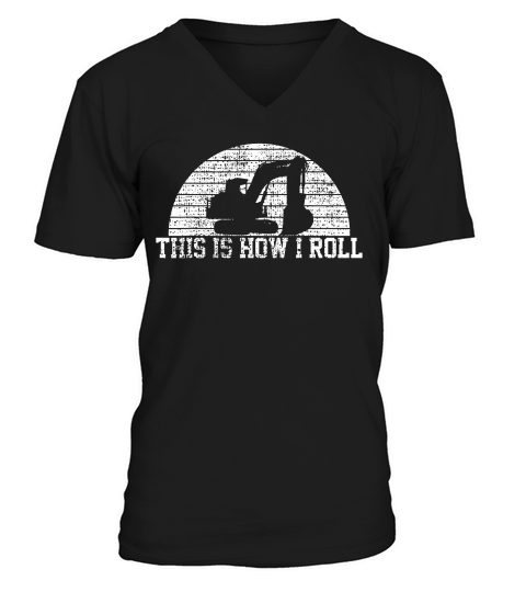 See You Later Excavator Construction Worker Gift T-shirt V-Neck T-shirt