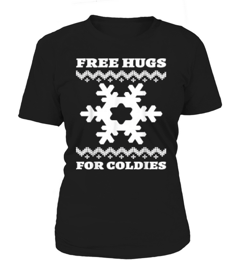 Christmas Free Hugs Winter Cold Bring Joy Happiness Women's T-Shirt
