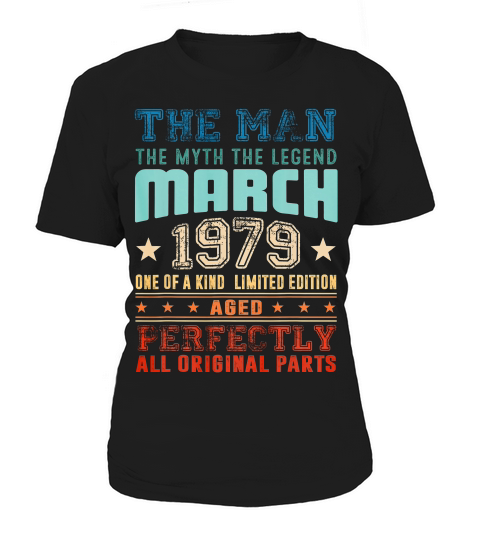 March 1979 Retro Vintage 40th Birthday Gift T-shirt Women's T-Shirt