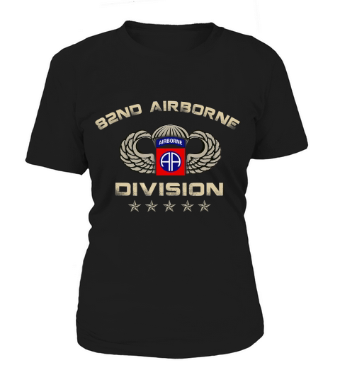 US Army 82nd AIRBORNE Division Veteran Vintage Women's T-Shirt
