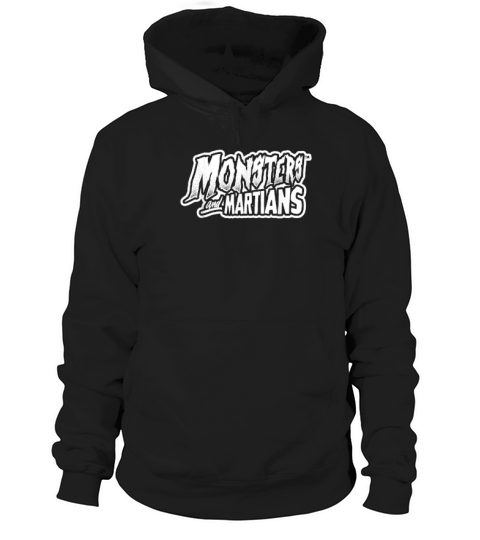 Horror Art Monsters & Martians Psychobilly Hoodie Unisex