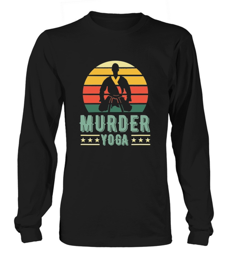 Murder Yoga Vintage Long sleeved Unisex