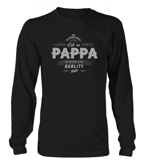 Vintage My Favorite People Call Me Pappa Grandpa Men Gift Premium Long sleeved Unisex