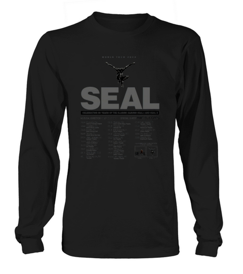 World Tour 2023 Seal North American Tour Trending Unisex T-Shirt Long sleeved Unisex