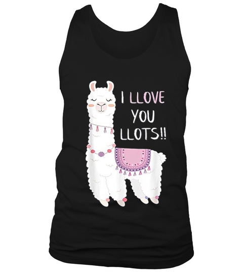 Llama I Llove You Llots Tank Top Unisex