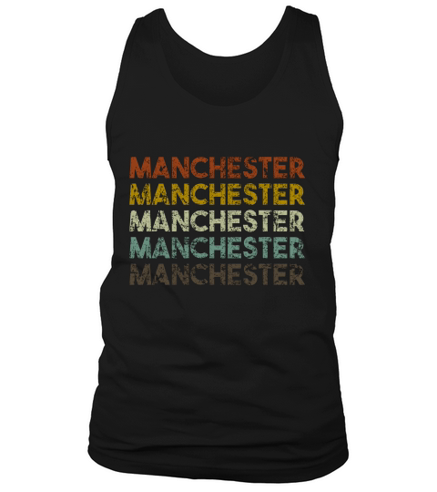 Manchester, New Hampshire Retro Vintage T-shirt Tank Top Unisex