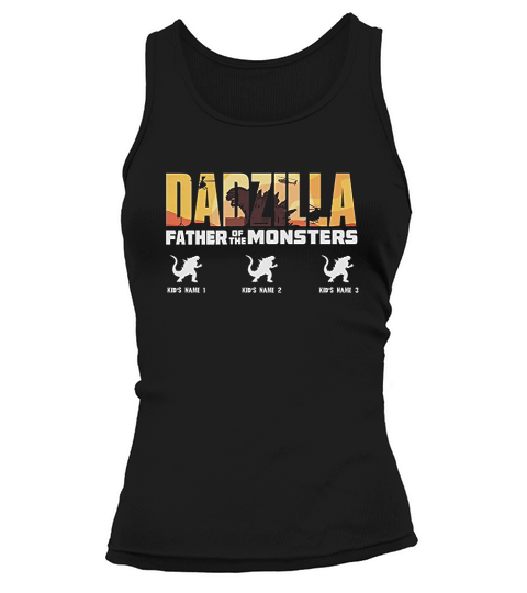 Dadzilla Father Of The Monsters Vintage Tank top Woman