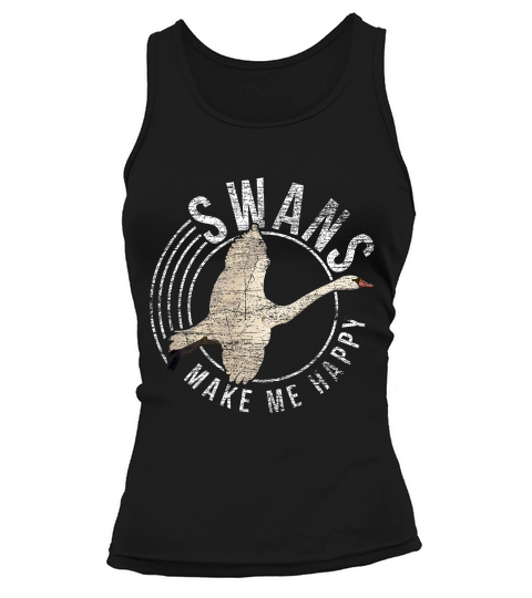Make Me Happy Swan T-shirt Tank top Woman