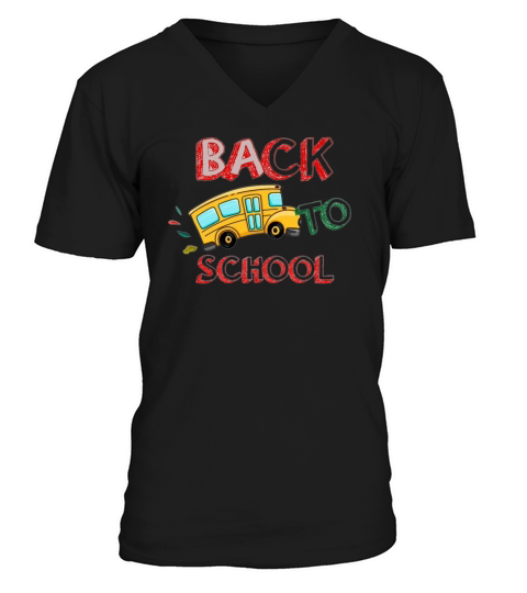 back to school (31) V-Neck T-shirt