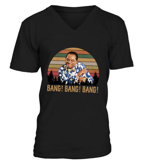 Bang Bang Bang Vintage Retro Rip Witherspoon John Williams The Wayans Bros V-Neck T-shirt