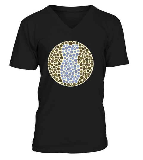 Dress Test colorblind V-Neck T-shirt