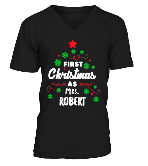 First Christmas In 2020 V-Neck T-shirt