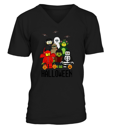 Lego Halloween Trending V-Neck T-shirt