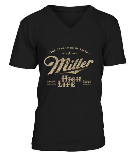 Miller High Life Tank V-Neck T-shirt