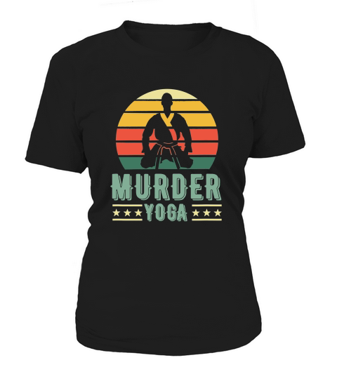 Murder Yoga Vintage Women's T-Shirt