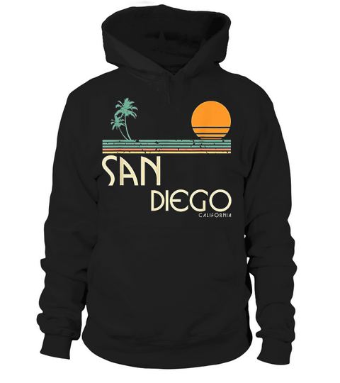 Vintage San Diego California Hoodie Unisex