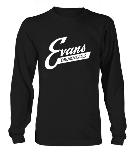 EVANS VINTAGE DRUM HEADS Long sleeved Unisex