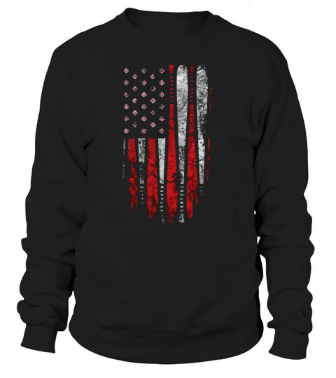 Baseball-Baseball Flag  For Baseball Lover T Shirts Sweatshirt Unisex