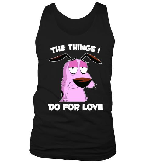 Courage the Cowardly Dog T-shirt Tank Top Unisex