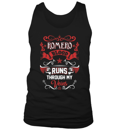 ROMERO BLOOD RUNS THROUGH MY VEINS Tank Top Unisex