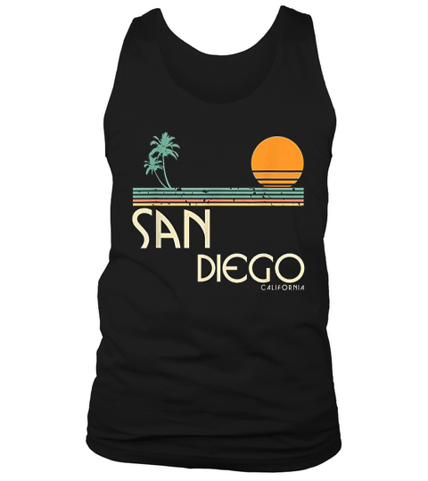 Vintage San Diego California Tank Top Unisex