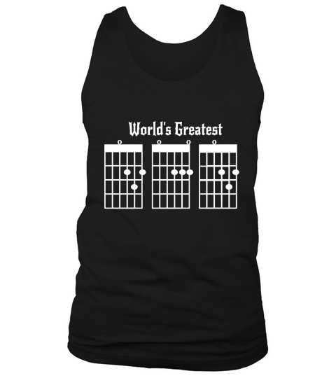 World_s Greatest Dad Dad Guitar Guitar Tab Chords Guitar Chord Guitar Dad Tank Top Unisex