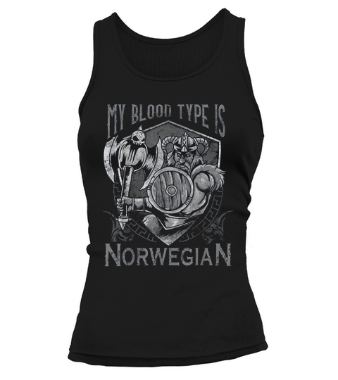 My Blood Type Is Norwegian Tank top Woman
